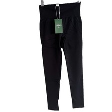 Halara High Waisted Seamless Compression Leggings 7/8 Length Black XS NWT