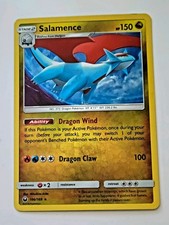 Carta Pokemon Salamence HP150 2018 Holo rara fase 2 n.106/168