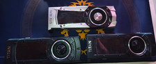 NVIDIA GeForce GTX 1070 und 2x Nvidia Titan Kühlkörper Komplett