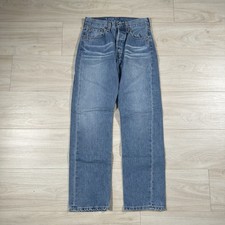 Vintage Levi's 501 USA Jeans Size 29x30 fits 27x29 Light Wash Blue Faded 90s