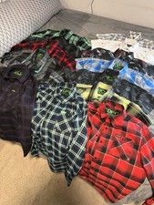 Dixxon Flannel Youth XL 10 Bamboo shirts 3 Flannels. Huge Lot Save  