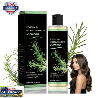 Tgideas Organic Rosemary Hair Growth Shampoo for Women and Men-Natural Thicke...