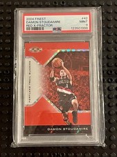 2004 Finest Red X-Fractor #42 Damon Stoudamire PSA 9 /99