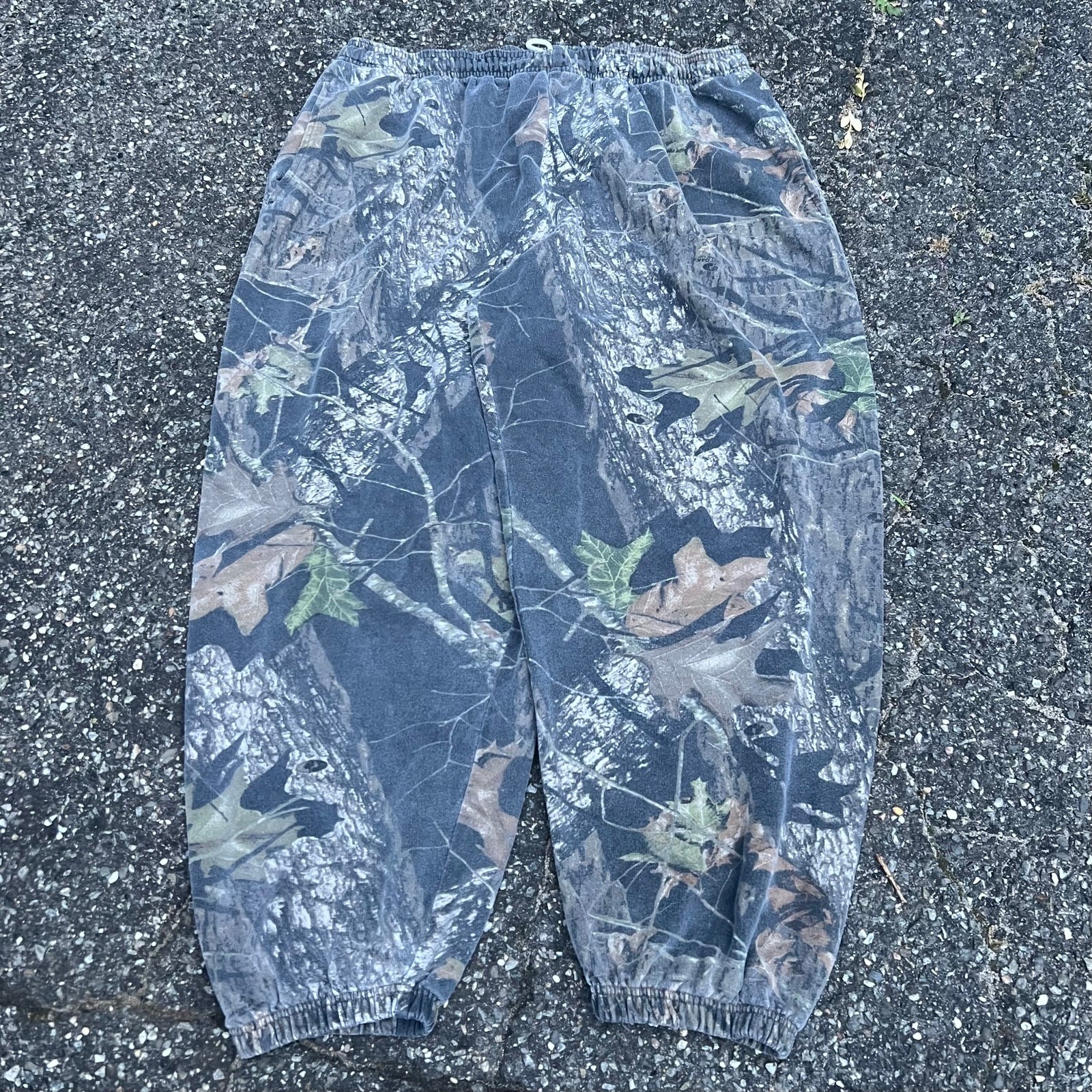 Vintage Realtree Camo Cotton Sweatpants Blank Essential