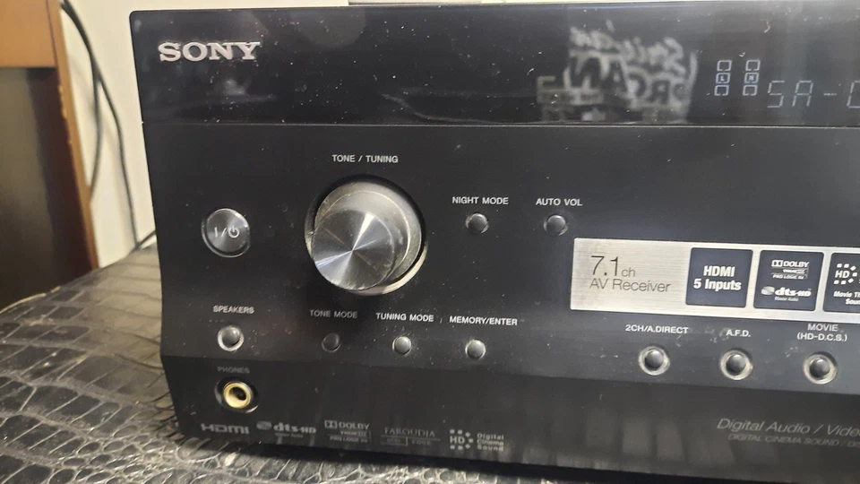 Sony Multi Channel AV Receiver STR-DH830 | TESTED Works Bundle W/ipod Dock - Image 2 of 4