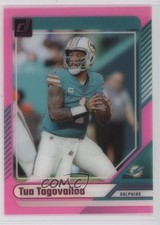 2024 Panini Clearly Donruss Pink Tua Tagovailoa #34 1k54