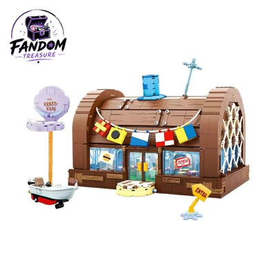 SpongeBob Krusty Krab Restaurant 2700 Teile Klemmbaustein Set