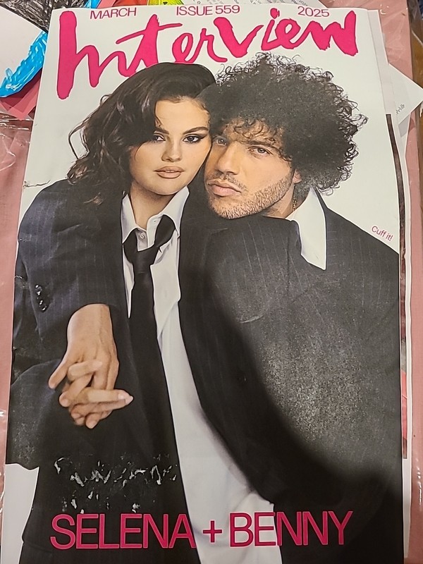 INTERVIEW Magazine, March 2025, Issue 559, Selena + Benny