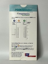 Weight Watchers Turn Around Points Finder Slide Card WW Calculator Slider 2004