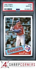 1985 TOPPS #745 BUDDY BELL RANGERS PSA 10