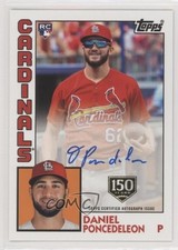 2019 Topps 1984 Baseball Rookies 150th Anniversary Daniel Ponce de Leon Auto 2f9