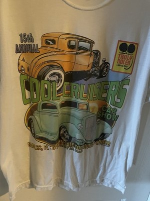 15th. Annual Cool Cruisers Car Show Naples Florida Event T-shirt Medium