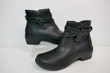 CLARKS COLLECTION ULTIMATE COMFORT ANGIE SPICE BLOCK HEEL ANKLE BOOTS UK 5STD