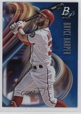 2018 Bowman Platinum Base Blue 139/150 Bryce Harper (Batting) #100 1t1s