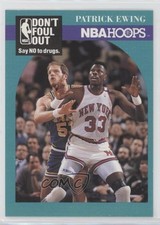 1990-91 NBA Hoops Don't Foul Out Patrick Ewing #388 HOF 1r6