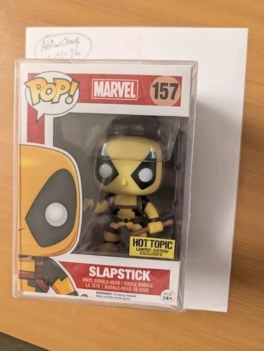 Funko Pop! Marvel - Deadpool Slapstick - HT Exclusive #157 (with protector)
