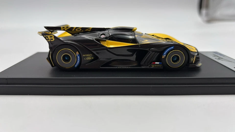  LS528D Looksmart Bugatti Bolide Jaune Molsheim 1/43 - Immagine 4 di 4