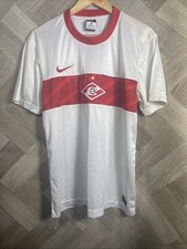Spartak Moscow 2011-2012 Away Football Shirt White Jersey Size Medium M