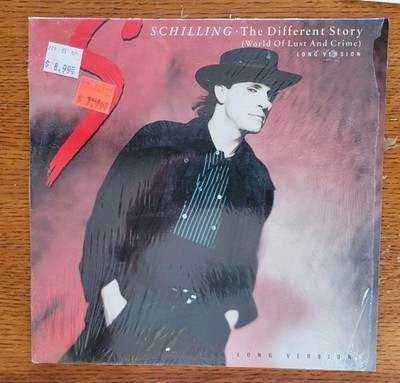 PETER SCHILLING~THE DIFFERENT STORY 1989 LP ORIGINAL 1st Press EX/EX SYNTH POP