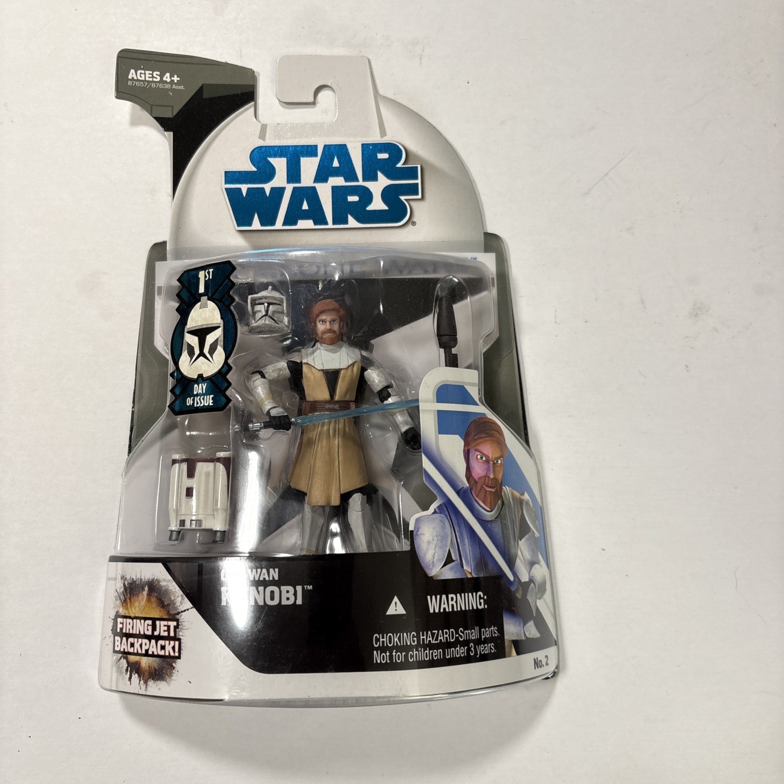 Figura de acción Star Wars The Clone Wars Obi-Wan Kenobi Jedi Master No. 2 Nuevos