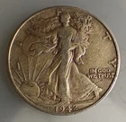 1942-D Walking Liberty Silver Half Dollar | Choice VF | Sharp Denver Mint Strike