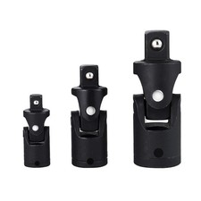 1/4 3/8 1/2inch Drive Swivel Impact Universal Joint Socket Set Adapter Tool Kit