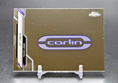 2020 Topps Chrome Formula 1 F1 F2 CARLIN TEAM LOGO #131