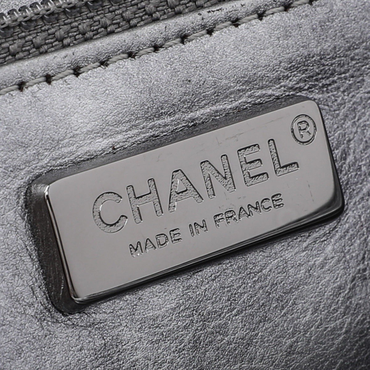 Chanel * 2006-2008 Silver Python Single Flap Shou… - image 6