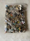 Huge Lot Of Vintage Jewelry Bezels Clips Brooches Costume