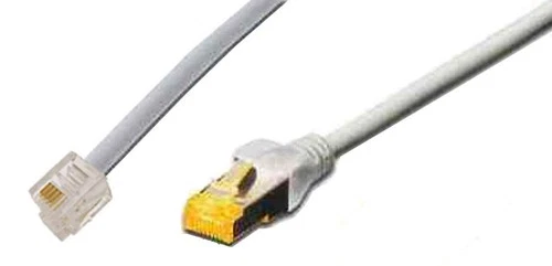 CAVO xDSL S/FTP CAT 7 RJ11 RJ45 6P2C x FRITZ BOX FRITZBOX LUNGHEZZA MT. 0,80