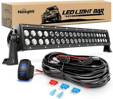 Nilight Led Light Bar Combo Kits 22 Inch Flood Spot Combo Light and 16AWG Wiring