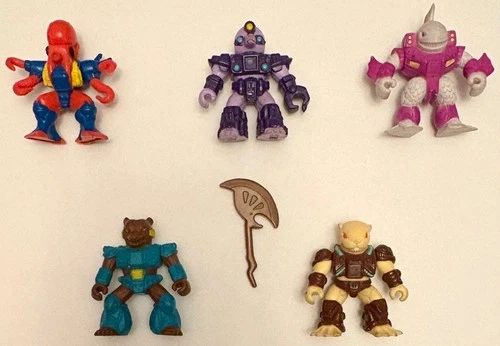 VINTAGE 1987 Hasbro Takara BATTLE BEASTS Action Figures Lot of 5 - Killer Carp