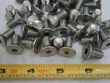 Machine Screws M8 x 16 Flat Socket Cap Stainless Steel Lot of 8 #4234A