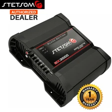 Stetsom Ex3000 Amplifier 2ohm Mono Black Edition Car Audio Digital Amp Bass