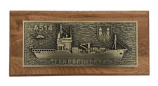 A514 Tender WERRA - Massives Relief messingf. - German Navy