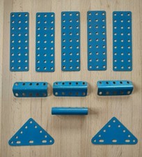 Gilbert Gabriel Erector Set Blue and Yellow Plates