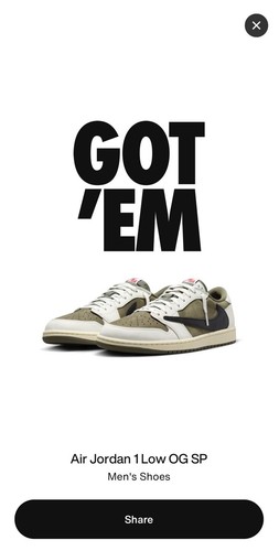 Nike Air Jordan 1 Retro Low OG SP Travis Scott Medium Olive DM7866-200 Sz. 14