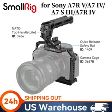 SmallRig Camera Cage with NATO Top Handle for Sony A7R IV|A7 IV|A7S III|A1|A7R V