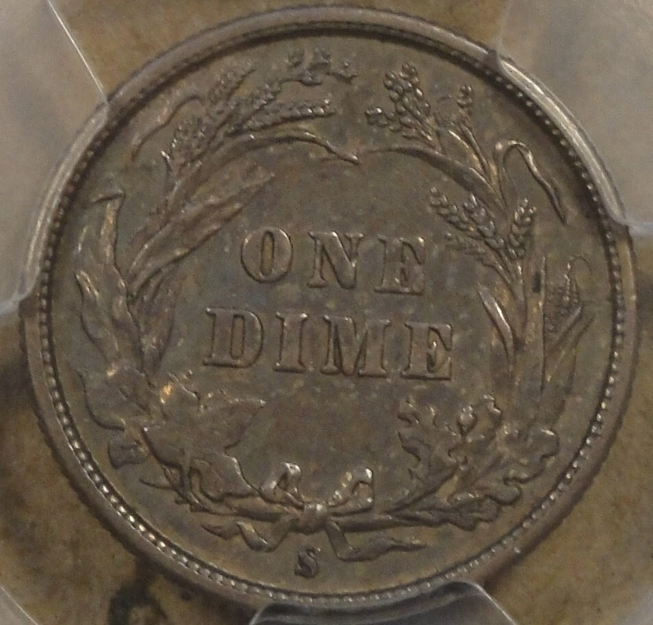 1897-S Barber Dime 10c PCGS Certified XF45 CAC - Image 2 of 4