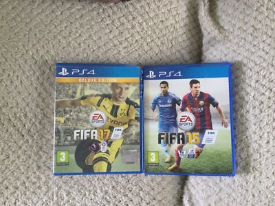 2 PS4 Spiele, FIFA 17 Delux Edition, FIFA 15