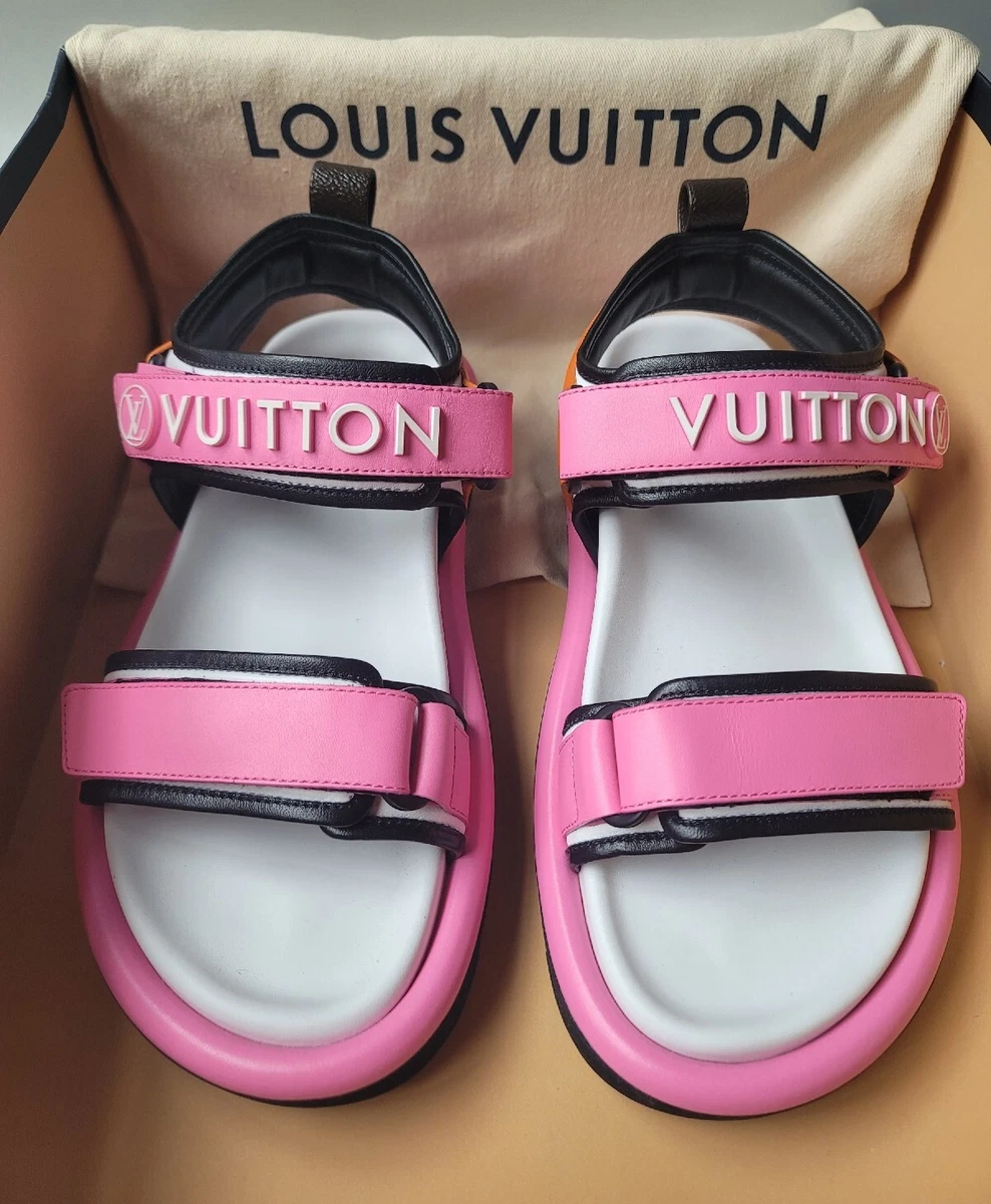 louis vuitton pool pillow leather sandals