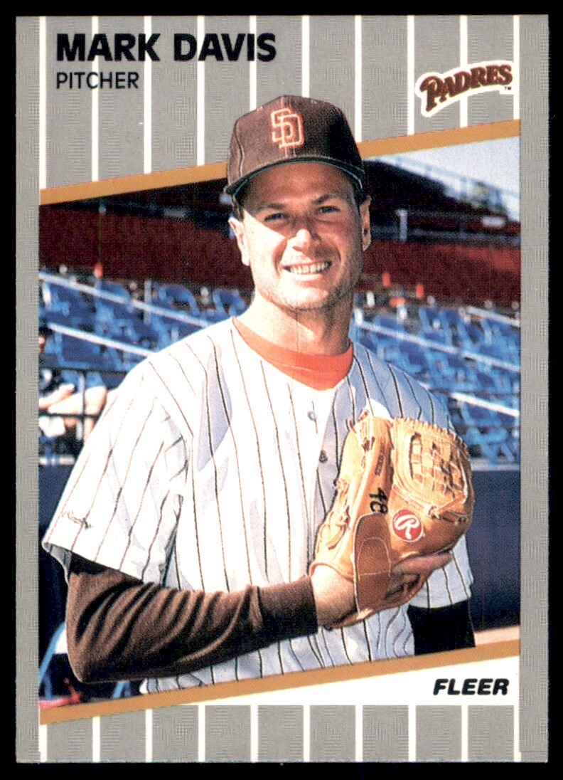 1989 Fleer #303 Mark Davis