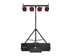 CHAUVET DJ 4BAR Hex ILS 4x RGBAW UV LED Wash Light Stand Foot Controller  Bag