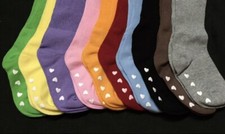 NEW Children Socks Pack of 10 Pairs - Choose from 3 Sizes  10 Colors