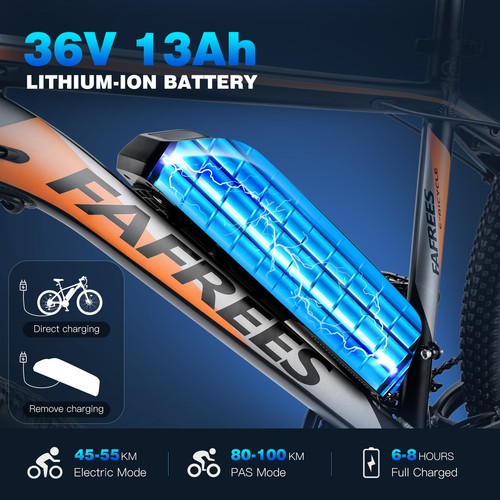 FAFREES HAILONG ONE Electric Bike 26inch MTB Mountain City E-Bike 36V 13Ah 250W - Picture 10 of 21