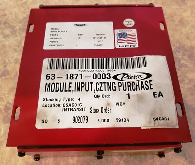 Pierce Sw Module Pierce Input Module 63-1871-0003 | eBay