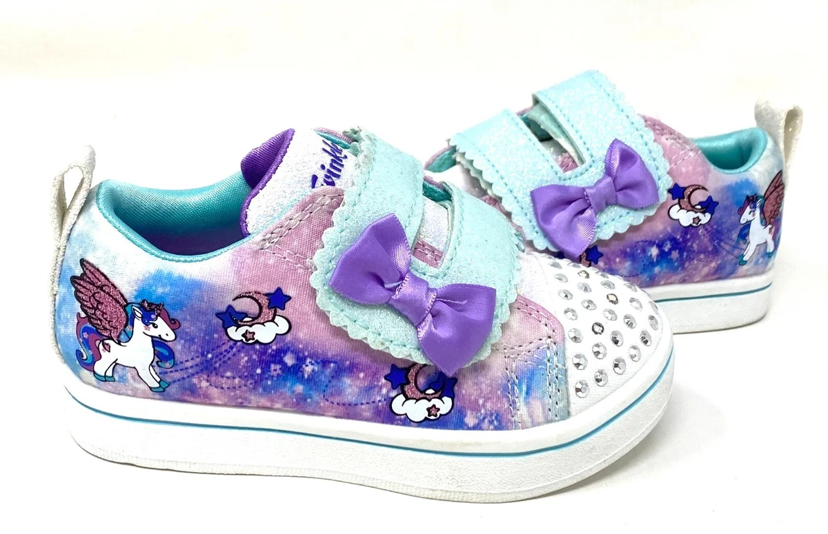 Sketchers Toddler Girl&#039;s Toes Mint/Purple #314844N Size:7