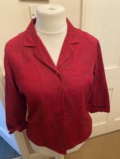 Lovely Lined Shirt/jacket By Silkland Size L