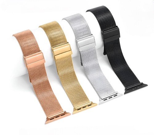 Milanaise Pasek do zegarka do Apple Watch 1-7 8 9 10 SE ULTRA Bransoletka ze stali nierdzewnej Zegarek - Zdjęcie 6 z 31
