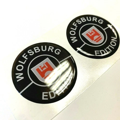 Wolfsburg Edition stickers 65 mm x 2, epoxy universally applicable, side